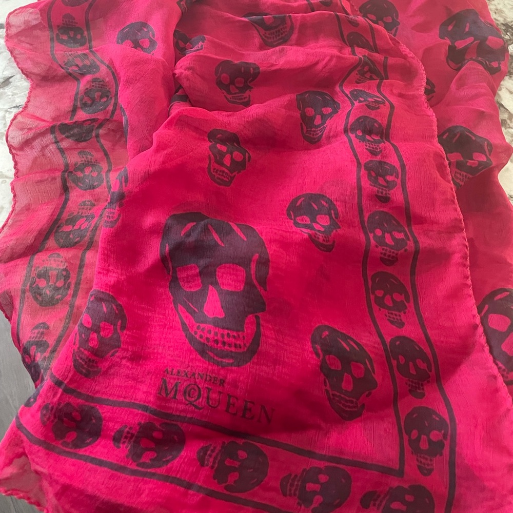 Alexander McQueen scarf!